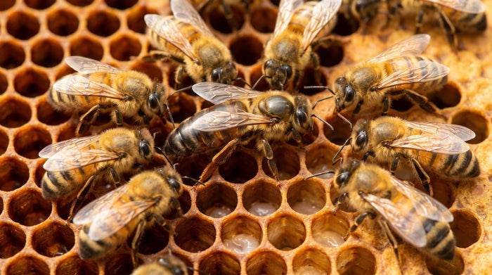 Bienenkönigin mit langem Hinterleib