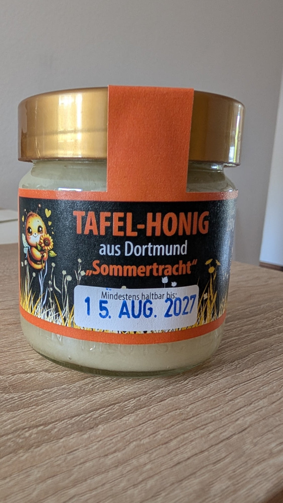 Glas Tafel-Honig aus Dortmund, Sommertracht